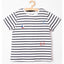 5.10.15 Boat Print Blue & White Stripes T-Shirt 13985