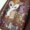 IFNTY Kids Deer & Squirrles Applic Brown Fleece Sweatshirt 13608