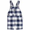 Oshksh Blue & White Box Check Buckle Top Cotton Dungaree 11559