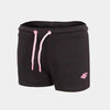 4F Pink Cord Jet Black Girls Shorts 11319