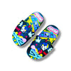CN Mickey Print Black Slippers 14174