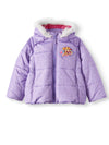 Paw Patrol Born Brave Fur Edge Purple Puffer Jacket 12660