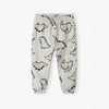 5.10.15 All Over Dino Print Terry Beige Jogger Trouser 14643