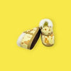 CN Love Big Hearts Warm Quilted Cream Fleece Soft Shoes 12610