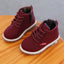 BJBABUD Danglia Maroon Leather Look Long Shoes 12690