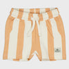 ZM Sunny Days Orange & Off White Stripes Shorts 14191