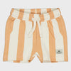 ZM Sunny Days Orange & Off White Stripes Shorts 14191