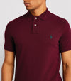 RL Polo Small Embroided Logo Maroon Polo 12986