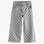 NXT Silver Button Check Box Grey Pant 14070