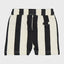 ZM Sunny Days Black & Cream Stripes Shorts 14193