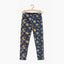5.10.15 Yellow Flowers Print Dull Blue Legging 11410