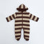 C Bear Embroided Brown With Skin Quilted Warm Snow Suit 11863