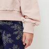 LE Bib Frill Style Baby Pink Terry Sweatshirt 14852