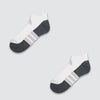 ADDS Small Logo White & Grey Ankle (1Pair) Socks 14501