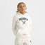 HR Back Embroided Kangroo Pocket with Embroided Trouser Fleece White TrackSuit 14738