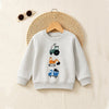 HM Construction Objects Textured Grey Fleece Sweatshirt 14242