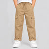 ZY Cargo Pocket style With Cord Folded Biscuit Brown Pant 14125