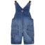 OSHKSH Contrast Shoulder Metal Buckle Mid Blue Denim Dungaree 11565