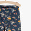 5.10.15 Yellow Flowers Print Dull Blue Legging 11410