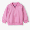 5.10.15 Mock Neck Plain Pink Terry Zipper 14795
