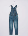 FF Front Pocket Mid Blue Denim Dungaree 12703