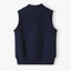 5.10.15 Ottoman Mock Neck Sleeveless Navy Blue Zipper 14601