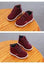BJBABUD Danglia Maroon Leather Look Long Shoes 12690
