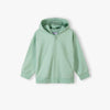 5.10.15 Sided Pocket Pistachio Terry Zipper Hoodie 14576