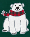 PLC Winter Bear Dark Green Sweater 10885