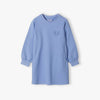 5.10.15 Meow Sided Round Pocket Mid Blue Terry Long Sweatshirt 14853