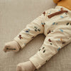 5.10.15 Adventure Map Print Cream Terry Trouser 14641