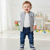 5.10.15 Go Badge Ottoman Grey Sleeveless Kids Zipper 13463