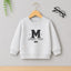 MNG Glitter Magic Time & Stars Textured Grey Fleece Sweatshirt 14239