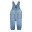 OSHKSH All Over Flower Print Blue Terry Girls Dungaree 11578