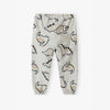 5.10.15 All Over Dino Print Terry Beige Jogger Trouser 14643