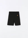 LFT Pokeman Charizard Print Black Terry Shorts 12901