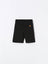 LFT Pokeman Charizard Print Black Terry Shorts 12901