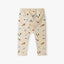 5.10.15 Adventure Map Print Cream Terry Trouser 14641