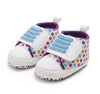 CN Colorful Polks Dots White Soft Shoes Booties 14805
