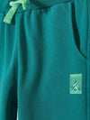 L&S Keep on Exploring Dark Green Terry Trouser 13849