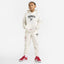 HR Back Embroided Kangroo Pocket with Embroided Trouser Fleece White TrackSuit 14738
