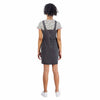STVE Madden Striped Top With Grey denim Dungaree 2 Piece Set 13664