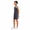 STVE Madden Striped Top With Grey denim Dungaree 2 Piece Set 13664