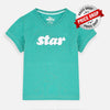 PPR Reversible Sequence Star Calypso Teal T-shirt 4221
