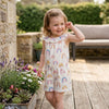 NT All Over Rainbwow White Sleeveless Jumpsuit 9149