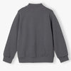 5.10.15 Plain Grey Mock Neck Zipper 14577
