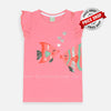 K&K Sequence Heart Fish Printed Pink Top 4609