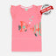 K&K Sequence Heart Fish Printed Pink Top 4609