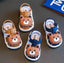 CN Bear Face & Alphabets Navy Blue Soft Sandal 14213