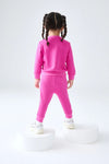 ADS Logo Print Pink Terry TrackSuit 13657